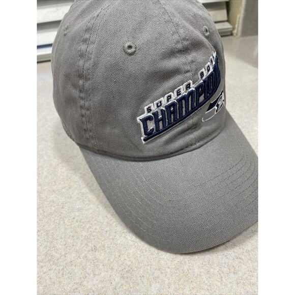 Seattle Seahawks Super Bowl 48 Championship Hat. Youth Size. Grey In Great Cond. - Picture 5 of 7
